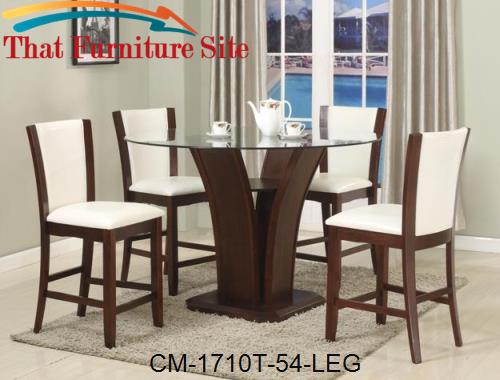 Camelia Counter Height Table Leg by Crown Mark  | Austin