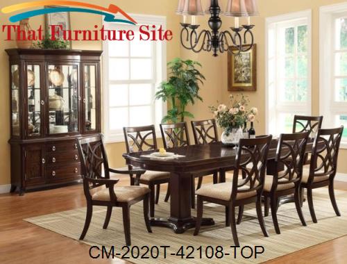 Katherine Dining Table (2X18&quot; Leaf) by Crown Mark  | Austin