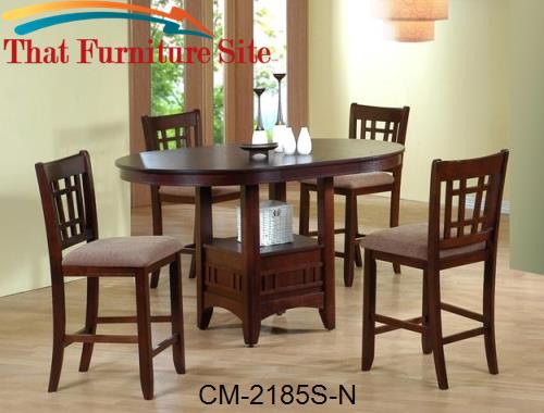 Empire Counter Height Chair 24&quot;H by Crown Mark  | Austin