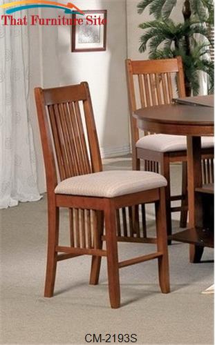 Mission 24-inch Barstool by Crown Mark  | Austin