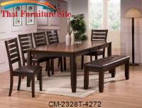 Elliott Dining Table(1X18&quot; B.Leaf) by Crown Mark 