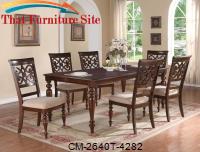 Eurora Dining Table (1*18&quot; Leaf) by Crown Mark 