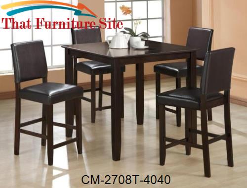 Derick Counter Height Table by Crown Mark  | Austin