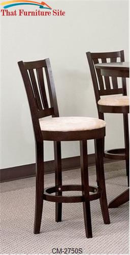 Shane 24-inch Barstool/Bar Chair by Crown Mark  | Austin