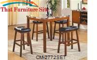 Aaron Counter Height Table Set by Crown Mark 