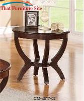 Brownstown Round End Table by Crown Mark 
