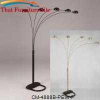 Pewter Shade Floor Lamp 82&quot;H by Crown Mark 