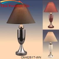 Henna Table Lamp 31&quot;H Wine by Crown Mark 