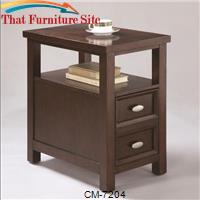 Dempsey Chair Side Table by Crown Mark 