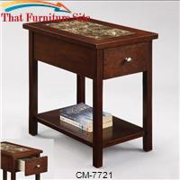 Ferrara  ChairSide  Table by Crown Mark 