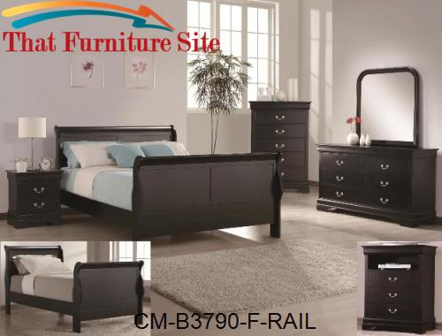 Rail For B3790-F Bed by Crown Mark  | Austin