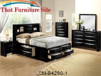 Black Emily Dresser 8 Drawers by Crown Mark 