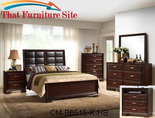 Jacob King Storage Bed Headboad by Crown Mark  | Austin