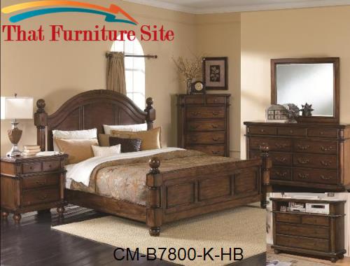 Augusta King Head Board by Crown Mark  | Austin