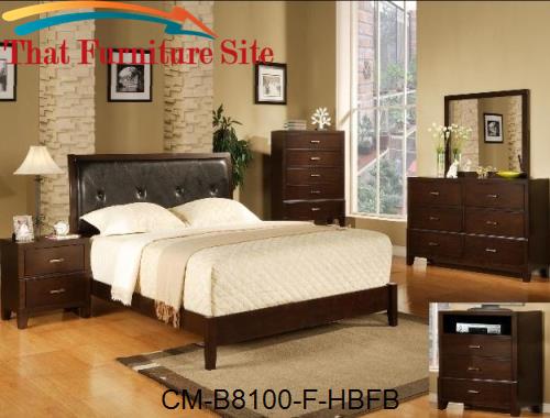 Serena Full Headboard/Footboard by Crown Mark  | Austin