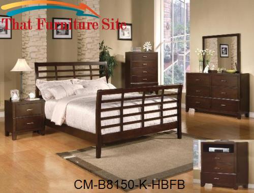 Serena King Headboard/Footboard by Crown Mark  | Austin