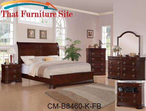 Samantha King Footboard by Crown Mark  | Austin