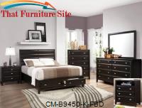 Pinnacle K. Storage Footboard/Drw by Crown Mark 