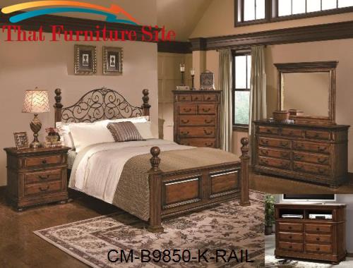 Highland King Rail by Crown Mark  | Austin