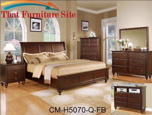 Portsmouth Queen Panel Footboard by Crown Mark  | Austin