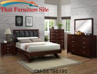 Vera Upholstered Bed by Crown Mark 