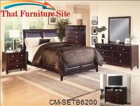 Claret Bedroom Suite by Crown Mark 