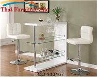 Bar Table (White) by Coaster Furniture 