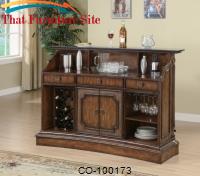 Clarendon Traditional Bar with Marble Top by Coaster Furniture 