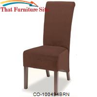 Dining Chairs and Bar Stools Rolled Back Parson Dining Chair by Coaster Furniture 