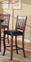 Newhouse 29&quot; Bar Stool with Grid Back and Faux Leather Seat by Coaster Furniture 