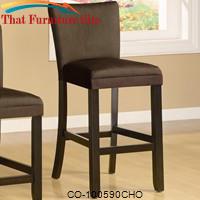 Bloomfield 29&quot; Microfiber Bar Stool by Coaster Furniture 