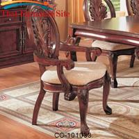 Tabitha Traditional Dining Arm Chair by Coaster Furniture 