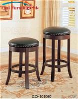 Dining Chairs and Bar Stools 29&quot; Swivel Bar Stool with Upholstered Seat by Coaster Furniture 