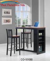 Bar Units and Bar Tables 3 Piece Pub Table Set by Coaster Furniture 