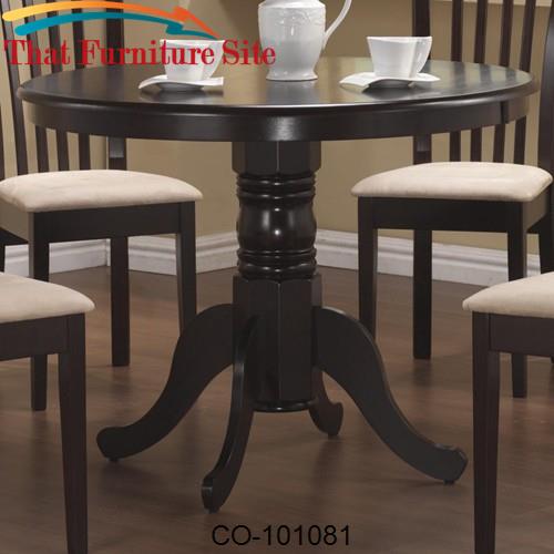 Brannan Round Single Pedestal Dining Table by Coaster Furniture  | Aus