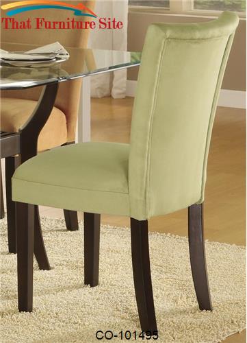 Bloomfield Light Green Parson Chair by Coaster Furniture  | Austin