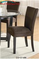 Bloomfield Chocolate Parson Chair by Coaster Furniture 