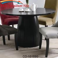 Amhurst Single Pedestal Round Dining Table by Coaster Furniture 