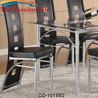 Los Feliz Black Metal Dining Chair by Coaster Furniture 