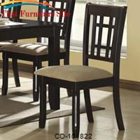 Baldwin Upholstered Dining Side Chair by Coaster Furniture 