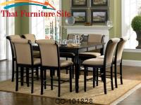 Cabrillo Counter Height Dining Table with Leaf by Coaster Furniture 