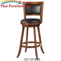 Dining Chairs and Bar Stools 29&quot; Swivel Bar Stool with Upholstered Seat by Coaster Furniture 