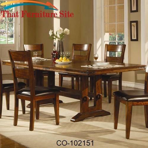 Lavista Rectangular Formal Dinner Table by Coaster Furniture  | Austin
