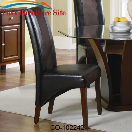 Rodeo Upholstered Dining Side Chair by Coaster Furniture  | Austin