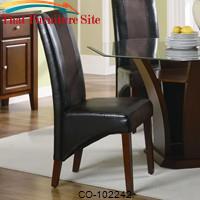 Rodeo Upholstered Dining Side Chair by Coaster Furniture 