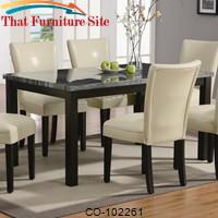 Carter Rectangular Leg Dining Table by Coaster Furniture 