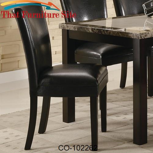 Carter Upholstered Dining Side Chair by Coaster Furniture  | Austin