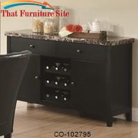 Anisa Dining Server with Wine Rack by Coaster Furniture 