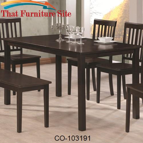 Venice Rectangular Dining Table by Coaster Furniture  | Austin