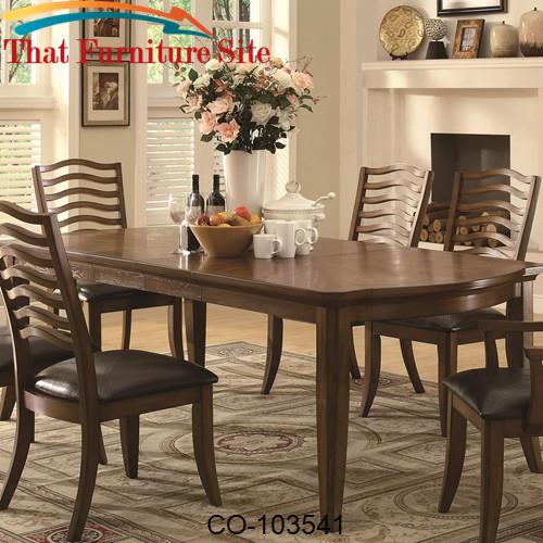 Avery Casual Dining Table with Two Table Leaves by Coaster Furniture  